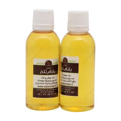 روغن گیاهی درمانی بادام تلخ خانه سلامت | گرم‌کننده و بازکننده عروق
