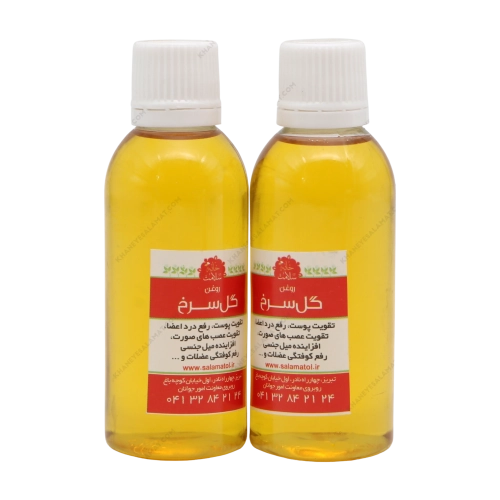 روغن گیاهی درمانی گل سرخ خانه سلامت | تقویت قلب و آرامش اعصاب