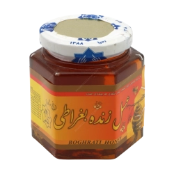 عسل زنده بغراطی ۴۵۰ گرم | عسل خام و زنده خانه سلامت