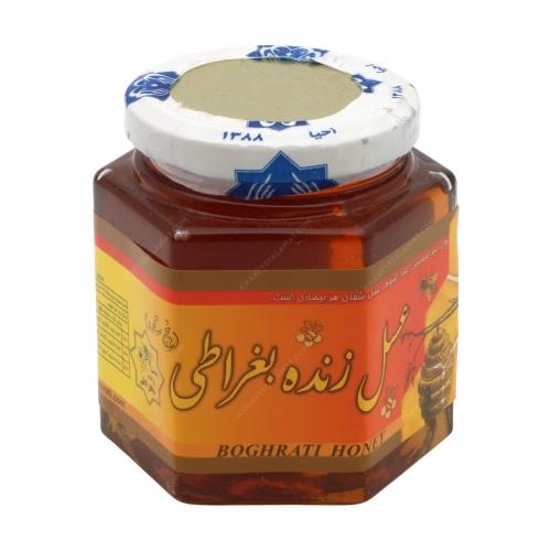 عسل زنده بغراطی ۴۵۰ گرم | عسل خام و زنده خانه سلامت