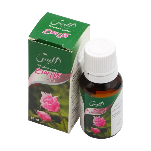 اسانس طبیعی گل سرخ خوراکی الیس | تقویت قلب و آرامش