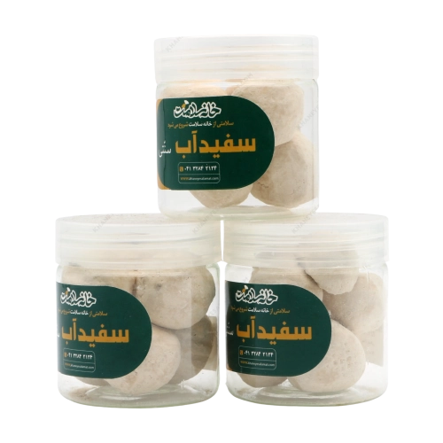 سفید آب سنتی خانه سلامت | پاک‌کننده طبیعی پوست با طبع معتدل