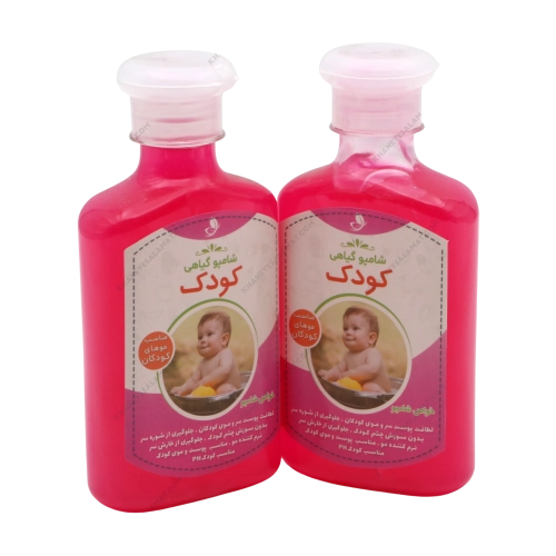 شامپو گیاهی کودک | شوینده ملایم و طبیعی موی کودک