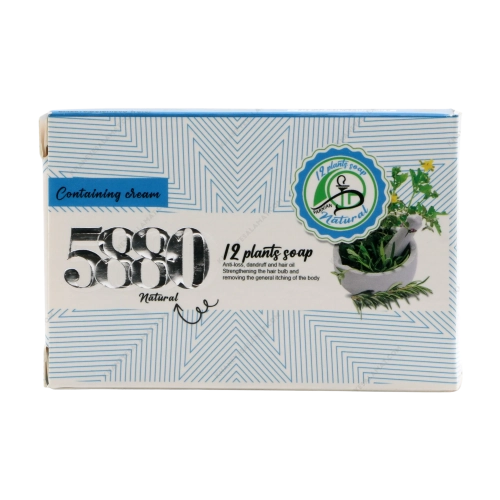 صابون ۱۲ گیاه حاوی کرم 5880 | پاکسازی و تقویت پوست