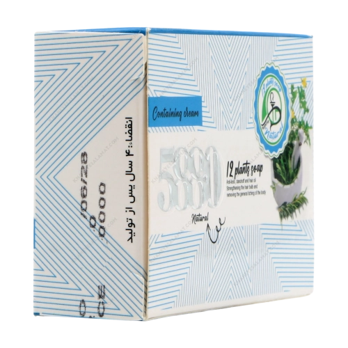 صابون ۱۲ گیاه حاوی کرم 5880 | پاکسازی و تقویت پوست