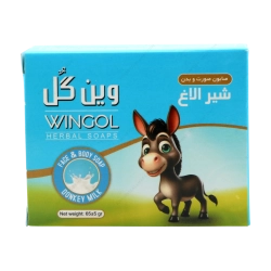 صابون شیر الاغ وین گل | نرمی و تغذیه طبیعی پوست