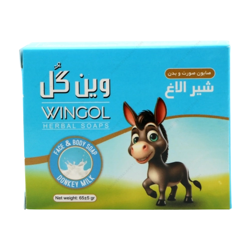 صابون شیر الاغ وین گل | نرمی و تغذیه طبیعی پوست