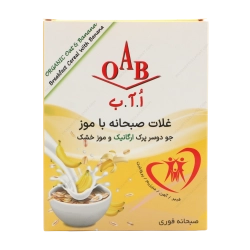 غلات صبحانه با موز OAB | انرژی طبیعی روزانه با جو دوسر ارگانیک