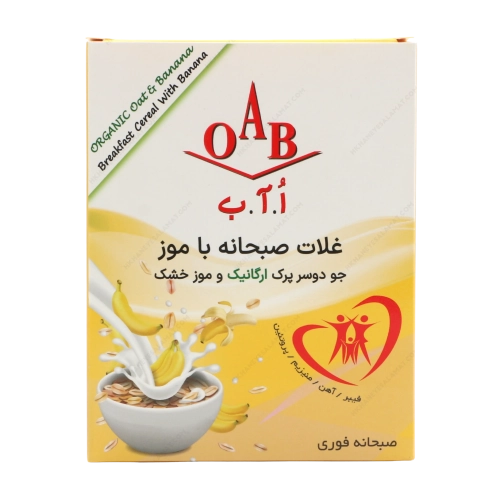 غلات صبحانه با موز OAB | انرژی طبیعی روزانه با جو دوسر ارگانیک
