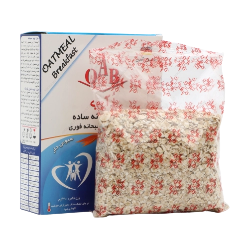 غلات صبحانه ساده OAB | جو دوسر پرک فوری، صبحانه‌ای سالم و طبیعی
