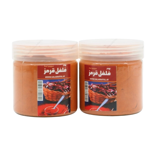 پودر فلفل قرمز خانه سلامت | تولید اختصاصی فلفل خالص و طبیعی
