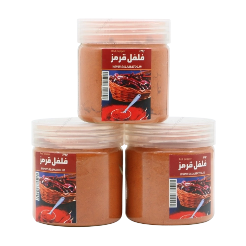 پودر فلفل قرمز خانه سلامت | تولید اختصاصی فلفل خالص و طبیعی